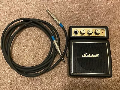 Marshall MS-2 1 X 2  Speaker(s) Amplifier M-MS-2-U With Cable • $30