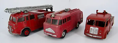 £27.99 • Buy Vintage DINKY Diecast - Red Fire Engines, Berliet - For Restoration