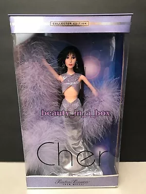 CHER Barbie Doll Timeless Treasures 2001 Silver Periwinkle Bob Mackie Gown  • $512.87