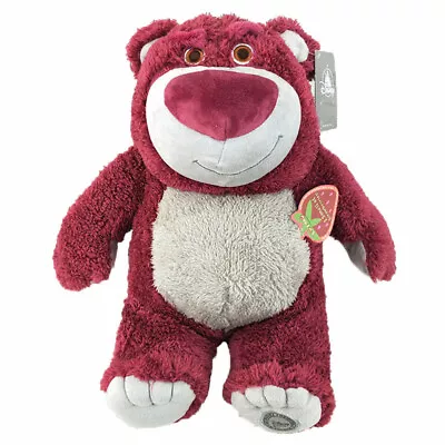 25/35cm Story Lotso Bear Toy Plush Strawberry Smell  Large Stuffed Doll Gift • £11.15