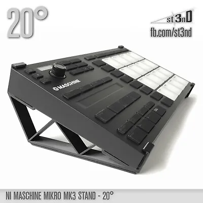 NI MASCHINE MIKRO MK3 STAND - 20 Degrees - 3D Printed - 100% Buyer Satisfaction • $22.67