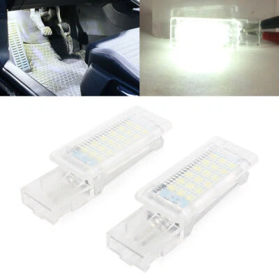 $11.06 • Buy LED Under Door Footwell Light For VW Tiguan Sharan Skoda Octavia Combi White