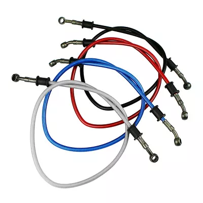 11 In -78 In Motorcycle Bike Braided Steel Brake Clutch Oil Hose Line Pipe Cable • $9.99