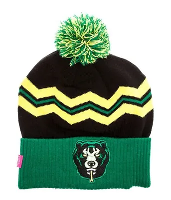 Mishka Mens The Death Adder Vintage Pom Beanie Hat Black One Size • $14.46