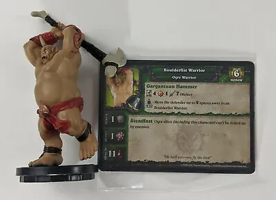 Boulderfist Warrior World Of Warcraft Miniatures Figure WoW Cards Core Set Ogre • $9.99