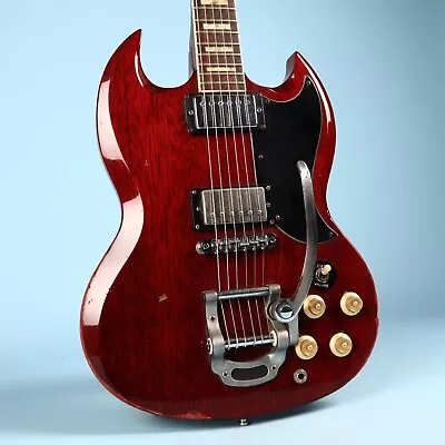 Electra SG 1970's Japan Vintage Electric Guitar Red Cherry Vibrato Tremolo • $695