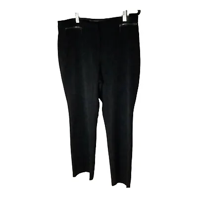 £9.95 • Buy M&S Collection Women's UK Size 14 Black Straight Leg Trousers 