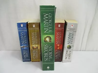 A Storm Of Swords George R R Martin A Game Of Thrones Lot 5 Paperback Books GOT • $4.99