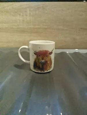 Tiny Highland Cow Espresso Cute Mug • £0.99