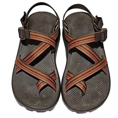 Chaco Men’s Z/2 Dash Unaweep Sandal 9 Single Track Brown Orange Hiking Shoes  • $49