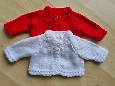 £8.99 • Buy Set Of 2 Cardigans To Fit 14 Inch Baby Dolls/My First Baby Annabel (4)
