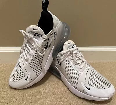 Size 10 - Nike Air Max 270 Low White Lifestyle Sneaker Men’s Size 10 White/black • $65