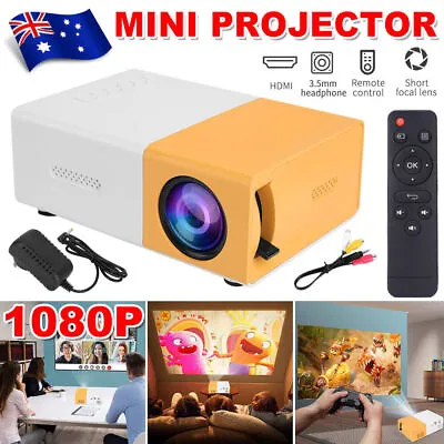 $34.95 • Buy Mini Projector LED 1080P Home Cinema Portable Pocket Projector Party Theater AU