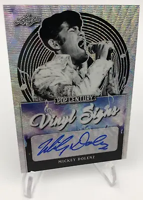 2019 Leaf Pop Century MICKEY DOLENZ AUTO Vinyl Signs Autograph Card THE MONKEES • $69.99