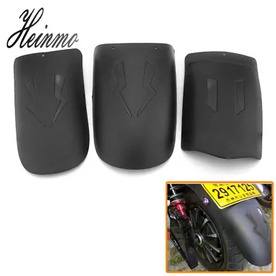 Universal Motorcycle Rear Tire Wheel Cover Fender Mudguard Splash Guard Plastic • $13.50