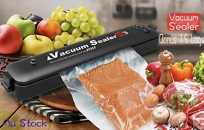 Automatic Vacuum Sealer Food Packing Machine With Vacuum Food Bags Home Au Stock • $37.80