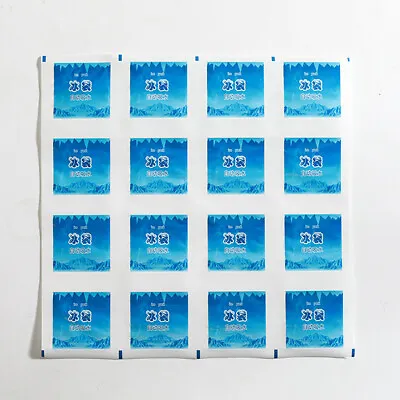 12/16/24Grids Reusable Dry Cold Ice Pack Gel Cooler Bag For Food Cans Wine • £3.16