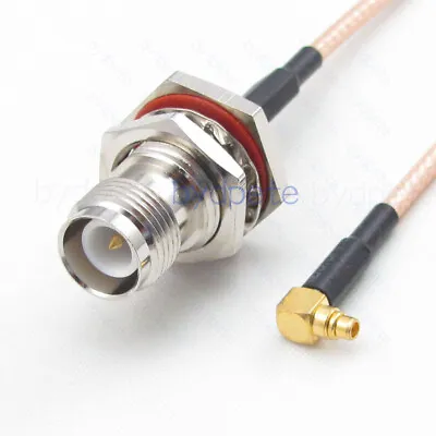 MMCX Male To RP-TNC Female Bulkhead Waterproof RG316 Pigtail 50ohm Cable Bydpete • $4.80
