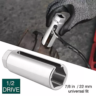 7/8'' 22mm O2 Oxygen Sensor Socket Removal Tool Side Wire Cutout 1/2  Drive • $8.59