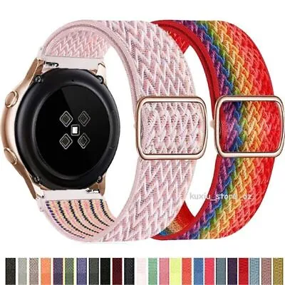 Nylon Strap Fabric Elastic Band For Samsung Galaxy Watch 6 5 4 40/44mm Classic  • $9.49