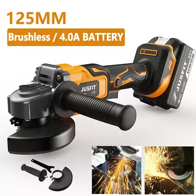 21V Brushless Cordless Angle Grinder Set Polishing Cutting Machine For Makita • £33.89