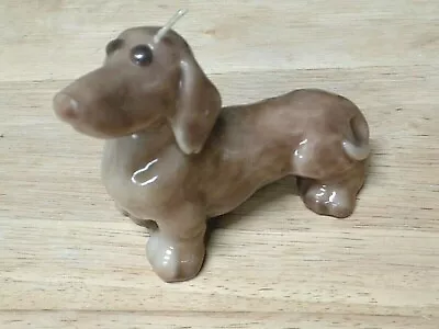 Vintage Small Dachshund Candle By London Bridge Candles  New Old Stock • $11