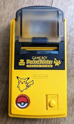 Nintendo Gameboy Pocket Printer Pokemon Pikachu Yellow Version MGB-007 • £114.99