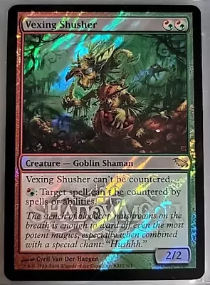 Vexing Shusher Shadowmoor Release Promo FOIL MTG Magic The Gathering Rare • $9.99