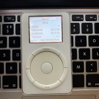 £550 • Buy Apple Ipod 2nd Generation (20gb) Model A1019 With Leather Flip Case Bundle