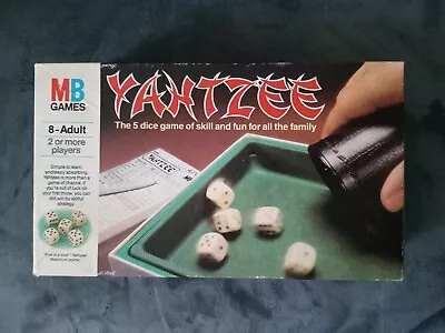 Vintage Yahtzee MB Games 1982 • £9.50