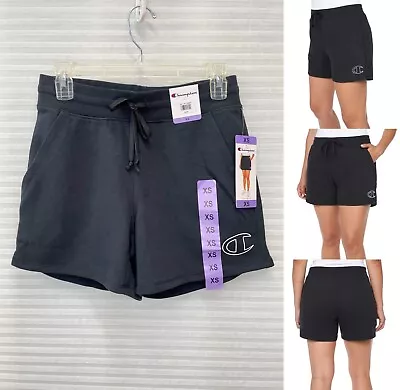 Champion Womens French Terry Sueded Short | Black | NWT • $15.99