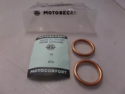 NOS Vintage Motoconfort Motobecane Mobylette Exhaust Gaskets 675 Qty 2 • $9.98