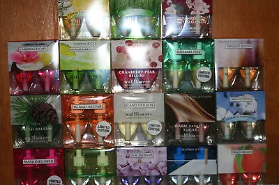 Bath & Body Works 2 Pk Wallflower Bulb NEW Margarita Lilac Cotton Twilight Peach • $12