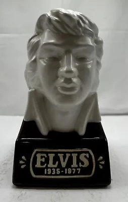 Elvis Presley McCormick Whiskey Decanter Head 1935-1977 Empty Vintage Heavy • $28.70