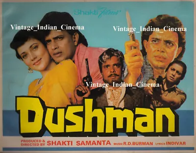 Dushman 1990 Mithun Chakraborty Mandakini Vintage Rare Bollywood Press Booklet  • $64.49