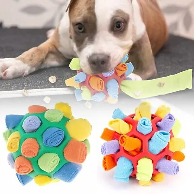 £10.58 • Buy Pet Dog Snuffle Ball Sniffing Treat Foraging Puzzle Feeder Toy Nose Training Toy