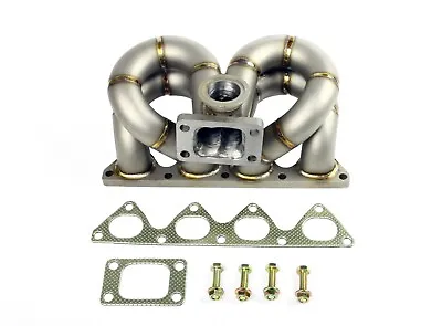 Exhaust Turbo Manifold Honda / Acura B16/B18 B-Series T3 Ram Horn 44mm WG • $299.99
