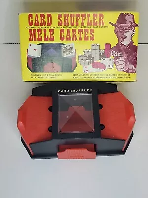 Vintage Hoyle Automatic Cordless Electric 2 Deck Card Shuffler 1150 In Box  • $26.31