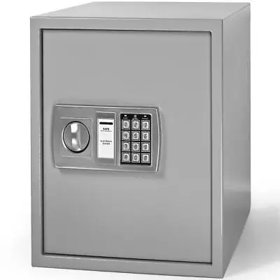 £109.93 • Buy Digital Large Safe Box Lock Cash Money Security Pin Key Home Office Valuables 