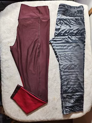 Lot Of 2 Leggings: Nike Sz L Capri Nike Sz L 3/4  • $4.99