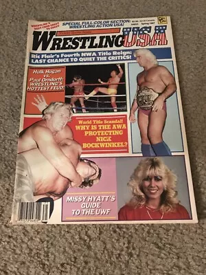 1987 Wrestling Usa Magazine Hulk Hogan Nick Bockwinkel Ric Flair Missy Hyatt • $8.99