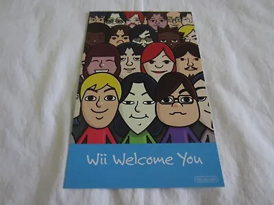 Wii Welcome You Nintendo Promo Pamphlet Mario RARE • $19.95