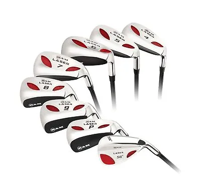 $299.95 • Buy Ram Golf Laser Hybrid Irons Set 4-SW (8 Clubs) - Mens Left Hand