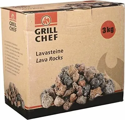 £34.99 • Buy Lava Rock BBQ Barbecue Stones By Landmann Lavasteine 1-4 Boxes (3 KGs Each Box)
