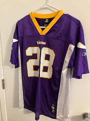 Adrian Peterson NFL Football   Purple Minnesota Vikings Jersey  Youth XL NEW • $20.12