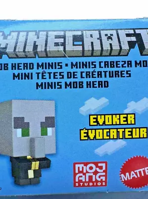 Mattel Minecraft Mob Head Minis Evoker Action Figure 6+ • $2.99