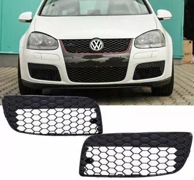 $89.95 • Buy 06-09 Vw Mk5 Gti Gli Jetta Honeycomb Hex Mesh Fog Light Closed Vent Grill Intake