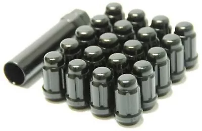 Wheel Mate Muteki Closed End Lug Nuts - Deep Black 12x1.25 • $79.99