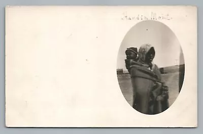 Crow Indian Woman RPPC Hardin MT Montana Native-Americana Photo Squaw 1910s • $19.99