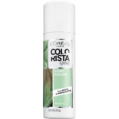 L'Oreal Paris Colorista 1-Day Washable Temporary Hair Color Spray Mint 2 • $6